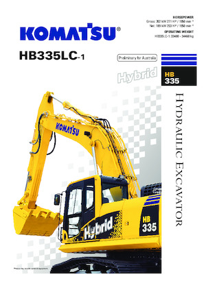 Crawler Excavators Komatsu HB335LC-1