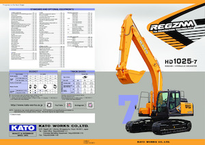 Crawler Excavators Kato Imer HD1025LC-7