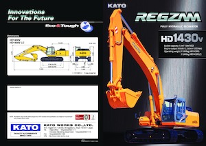 Crawler Excavators Kato HD1430V