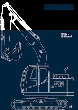Crawler Excavators Kato Imer HD514MR-7