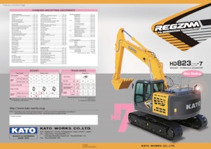 Crawler Excavators Kato HD823MR-7