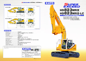 Crawler Excavators Kato HD823MRIII