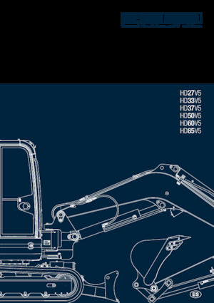 Crawler Excavators Kato Imer HD85V5