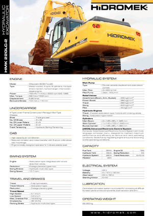 Crawler Excavators Hidromek HMK 220 LC