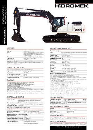 Crawler Excavators Hidromek HMK 220 LC
