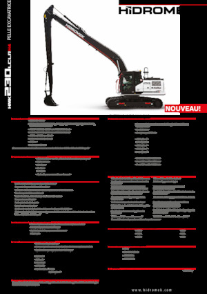 Paletli ekskavatörler Hidromek HMK 230 LC