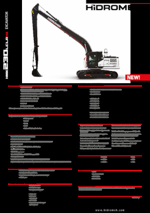 Crawler Excavators Hidromek HMK 230 LC LR 