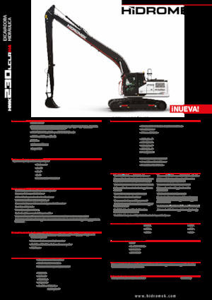 Crawler Excavators Hidromek HMK 230 LC LR 
