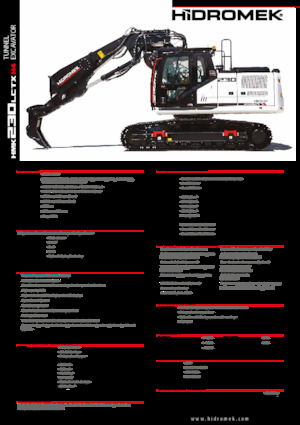 Paletli ekskavatörler Hidromek HMK 230 LC TX 