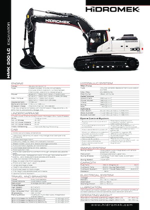 Paletli ekskavatörler Hidromek HMK 300 LC PLUS