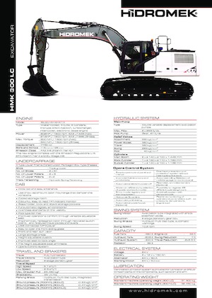Paletli ekskavatörler Hidromek HMK 300 LC PLUS