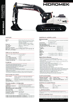 Paletli ekskavatörler Hidromek HMK 300 LC PLUS