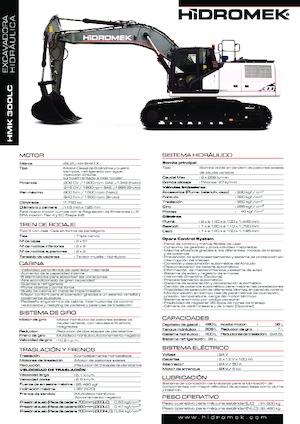 Paletli ekskavatörler Hidromek HMK 300 LC PLUS