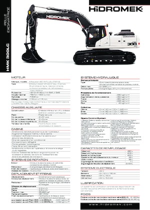 Paletli ekskavatörler Hidromek HMK 300 LC PLUS