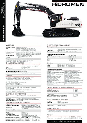 Paletli ekskavatörler Hidromek HMK 300 LC PLUS