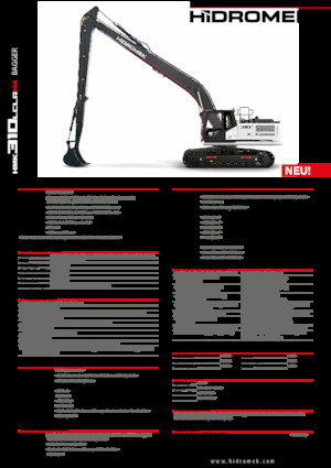 Crawler Excavators Hidromek HMK 310 LC LR 