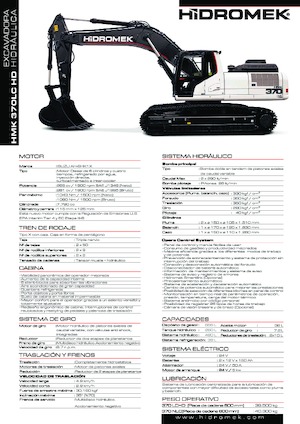 Crawler Excavators Hidromek HMK 370 LC-HD