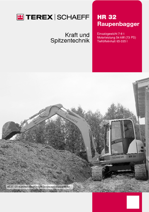 Crawler Excavators Terex-Schaeff HR 32