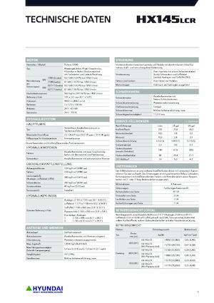 Crawler Excavators Hyundai HX145LCR