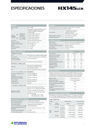 Crawler Excavators Hyundai HX145LCR