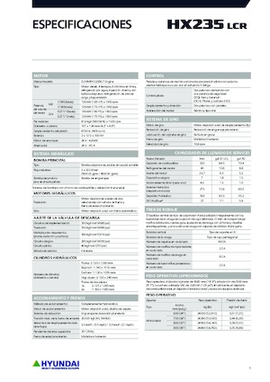 Crawler Excavators Hyundai HX235LCR