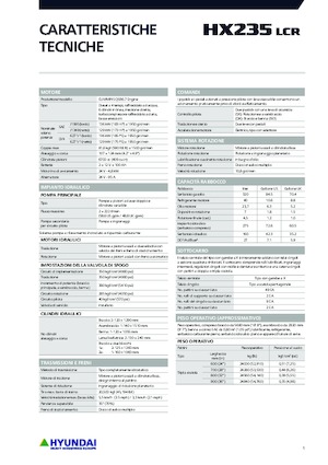 Crawler Excavators Hyundai HX235LCR