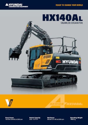 Crawler Excavators Hyundai HX140AL