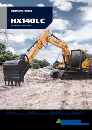 Paletli ekskavatörler Hyundai HX140LC