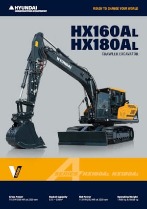 Crawler Excavators Hyundai HX160AL