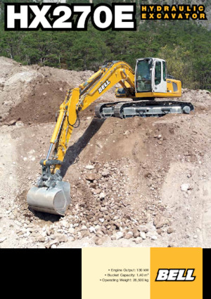 Paletli ekskavatörler Bell HX270E