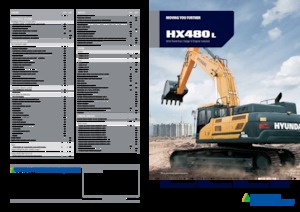Paletli ekskavatörler Hyundai HX480L