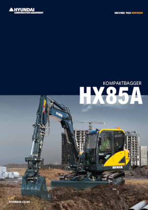Paletli ekskavatörler Hyundai HX85A