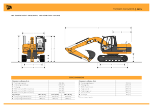 Paletli ekskavatörler JCB JS 115 L