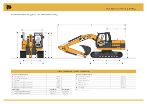 Paletli ekskavatörler JCB JS 145 LC