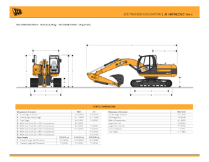 Paletli ekskavatörler JCB JS 160 LC