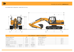 Paletli ekskavatörler JCB JS 180 LC