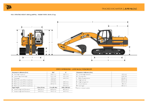 Paletli ekskavatörler JCB JS 190 LC