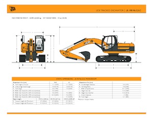Crawler Excavators JCB JS 190 NLC