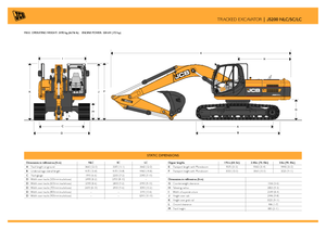 Paletli ekskavatörler JCB JS 200 L