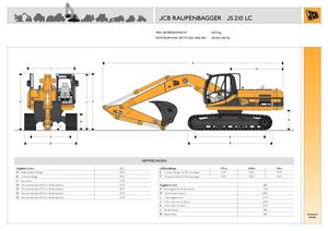 Paletli ekskavatörler JCB JS 210 L