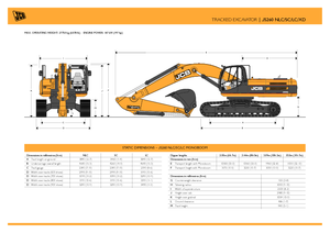 Paletli ekskavatörler JCB JS 260 NLC