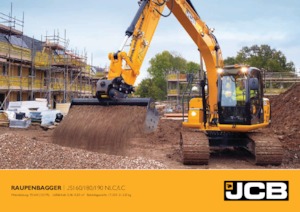 Paletli ekskavatörler JCB JS180LC