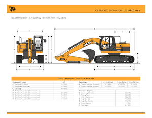 Paletli ekskavatörler JCB JZ 235 L TAB
