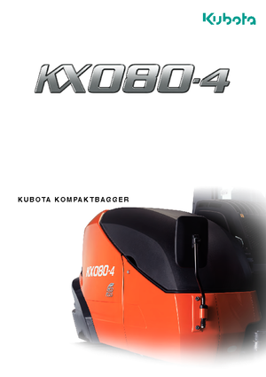 Crawler Excavators Kubota KX080-4