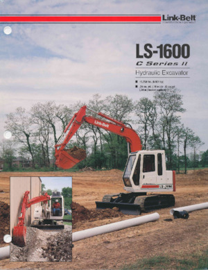 Crawler Excavators Link-Belt LS-1600 C II