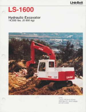 Crawler Excavators Link-Belt LS-1600