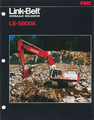 Crawler Excavators Link-Belt LS-5800A