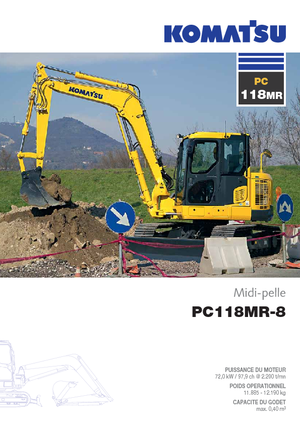 Paletli ekskavatörler Komatsu PC118MR-8