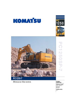 Crawler Excavators Komatsu PC1250SP-7