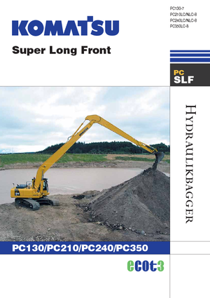 Paletli ekskavatörler Komatsu PC350LC-8SLF